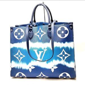 PRISTINE Authentic Louis Vuitton Monogram Escale Onthego GM Tote Bag
